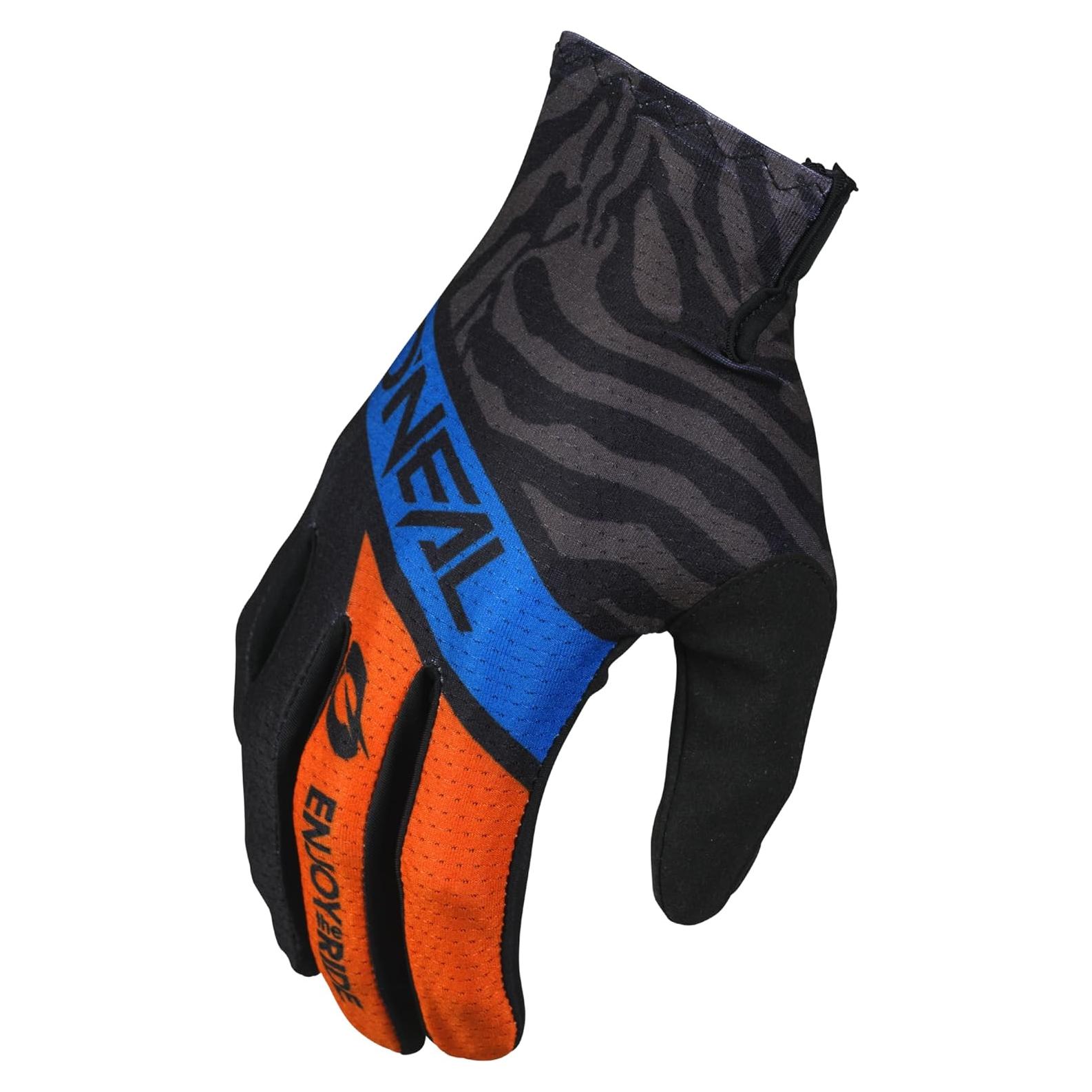 Guante O'NEAL Matrix para hombres Azul/Naranja Talla 11