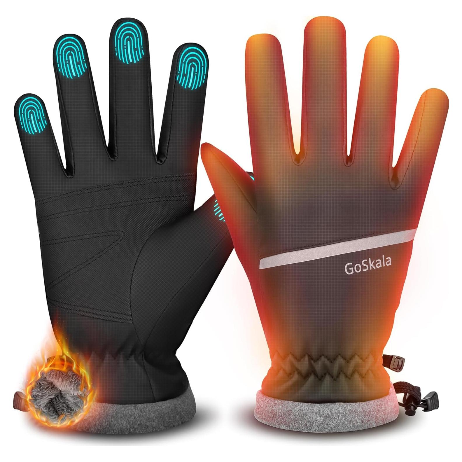 Guantes de Invierno GoSkala Táctiles Impermeables Unisex