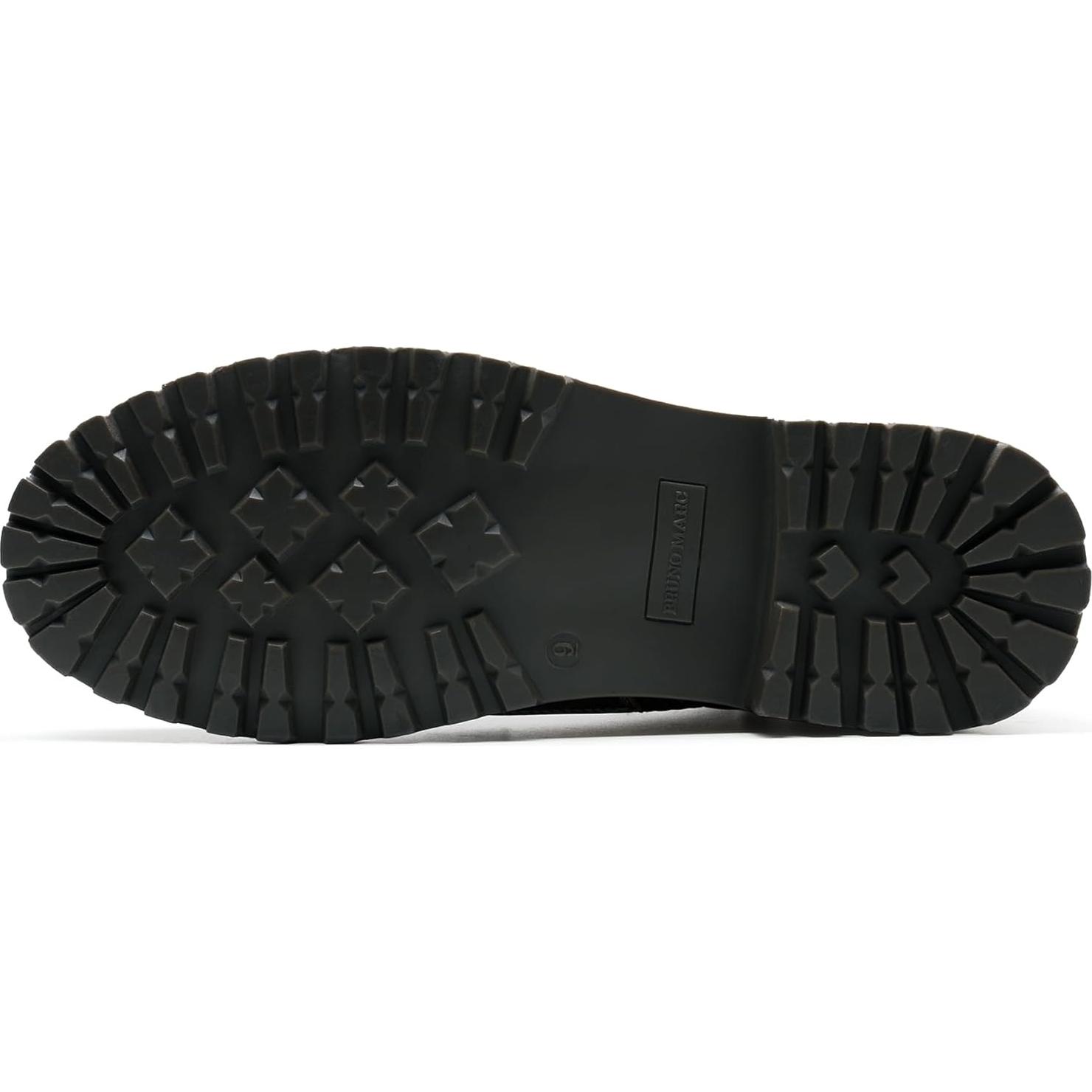 Botín de Motocicleta Bruno Marc para Hombre - Negro 45.5