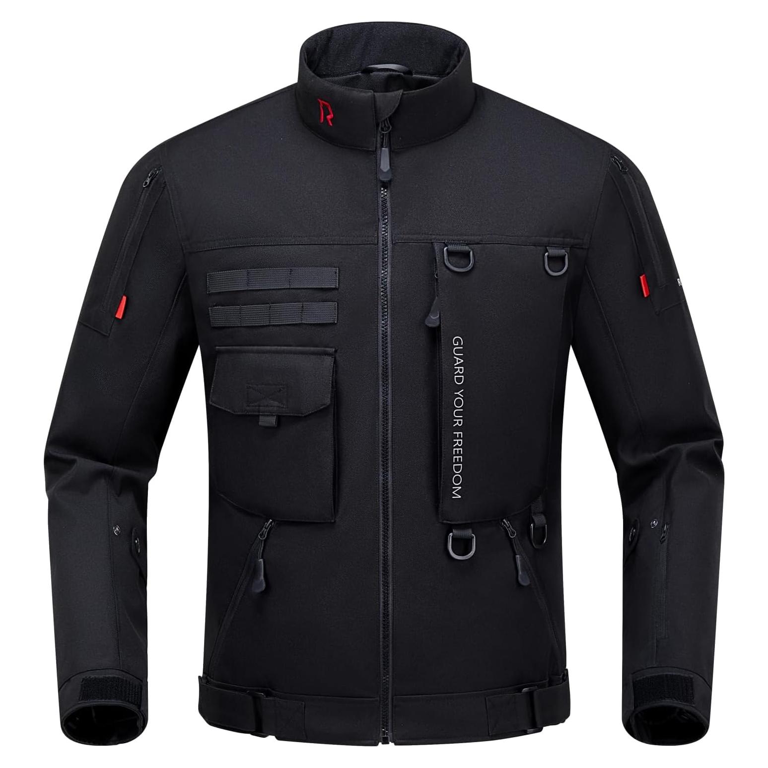Chaqueta de Motocicleta RIDEIRON MJ5501 CE Negra S
