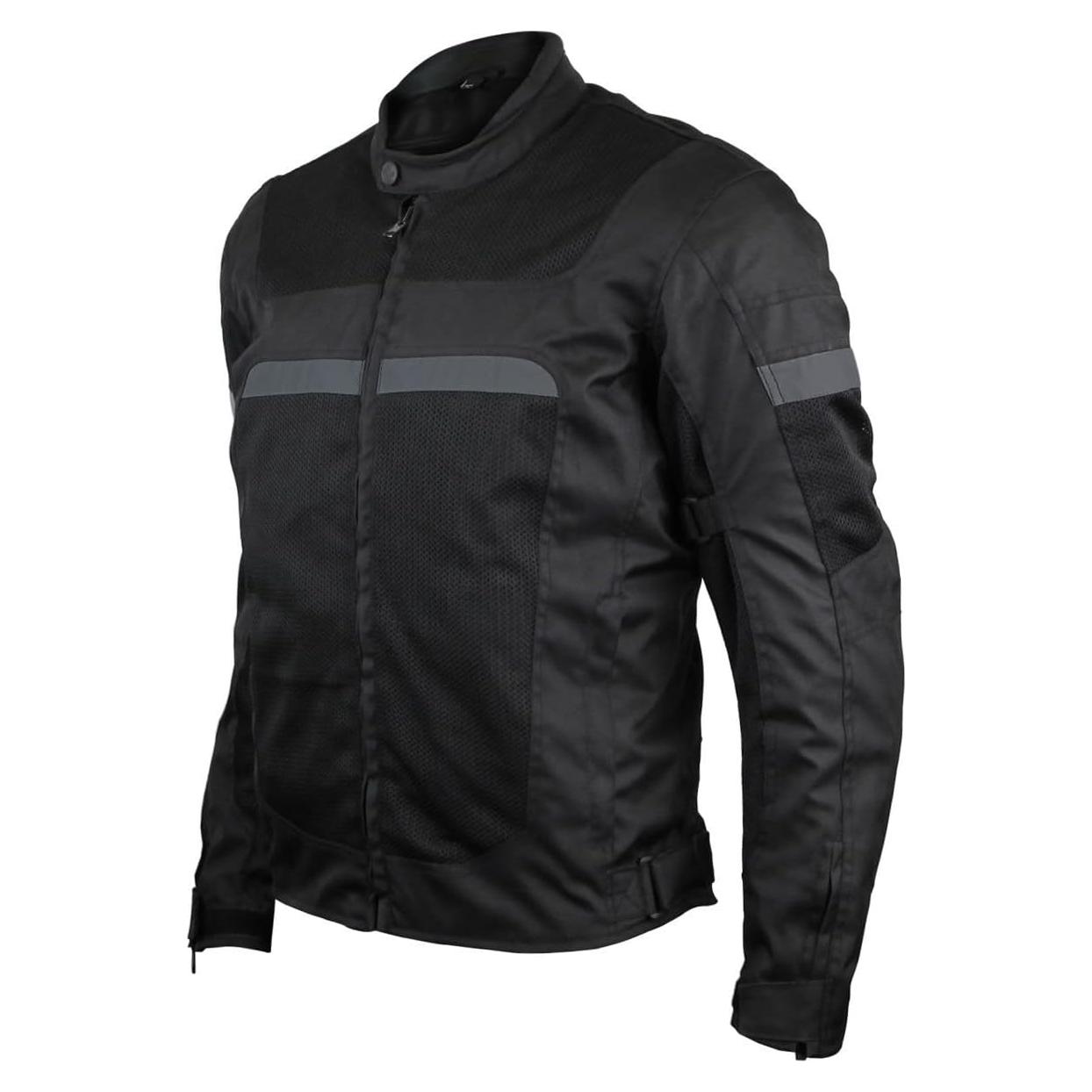 Chaqueta de Motocicleta Vance Leather Hombre CE Negra M