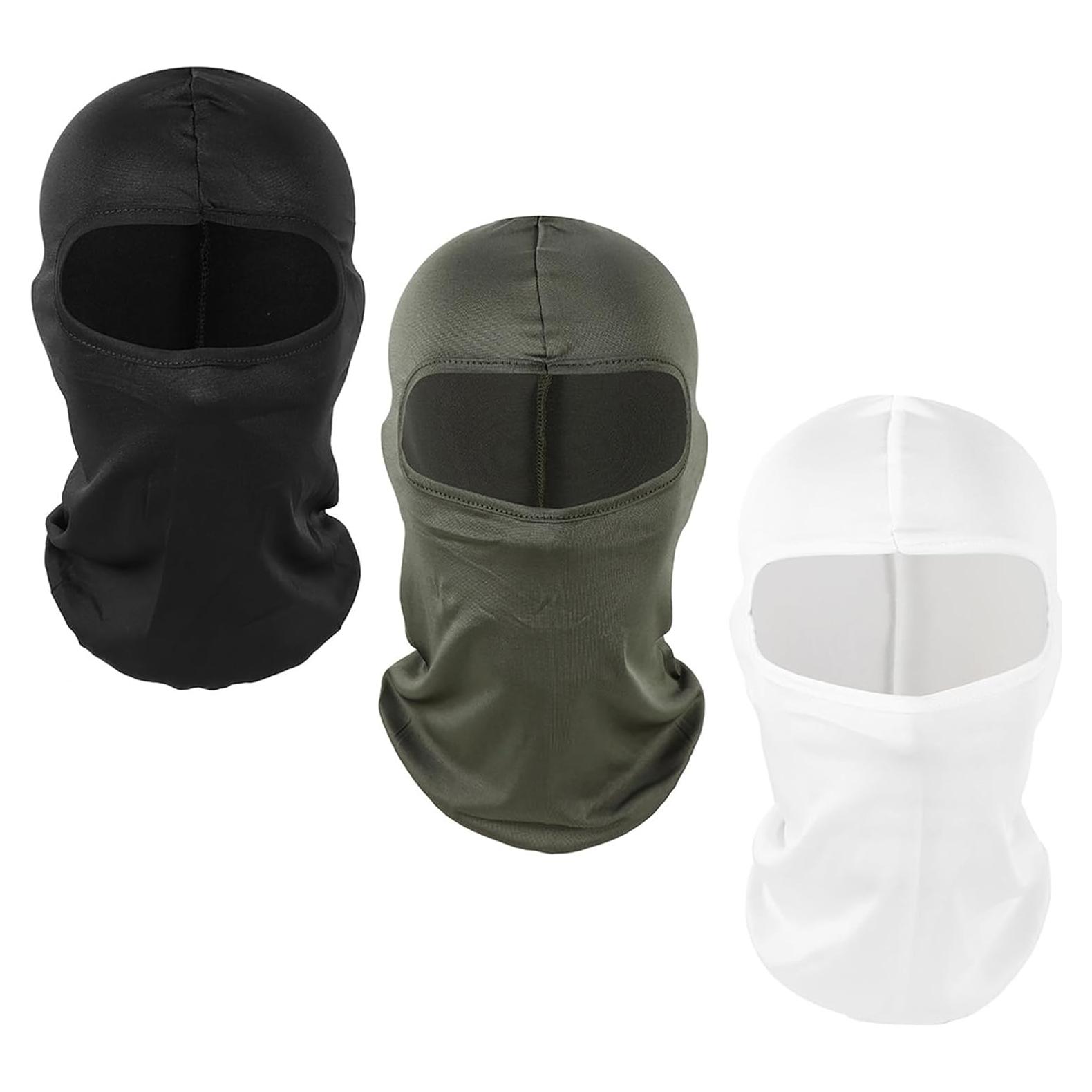 Máscara Balaclava 3 Piezas UV Protección Verano Invierno