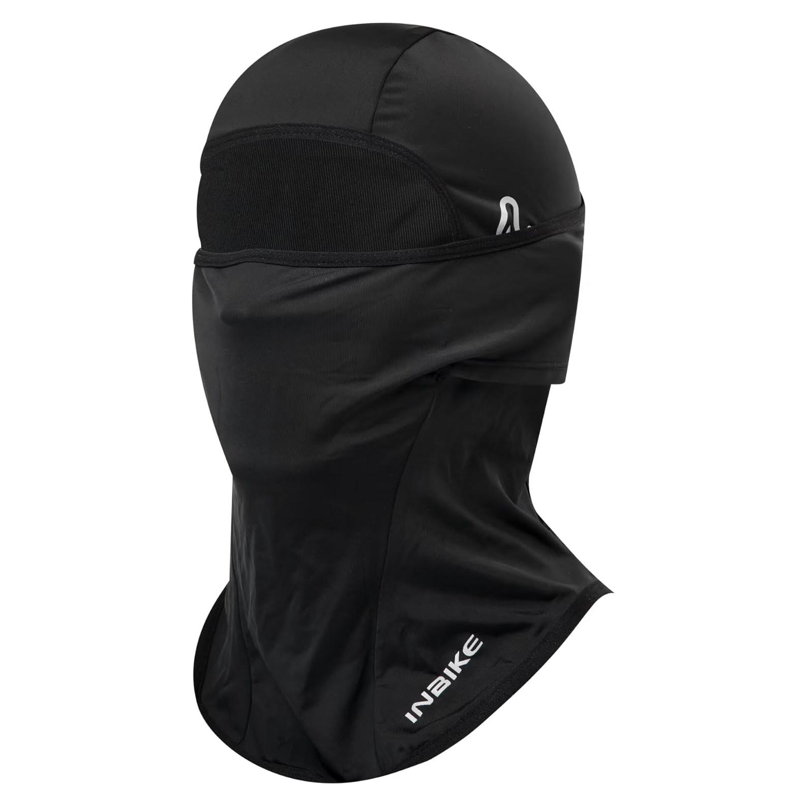 Mascarilla Balaclava INBIKE Unisex Protección Solar UV Negra