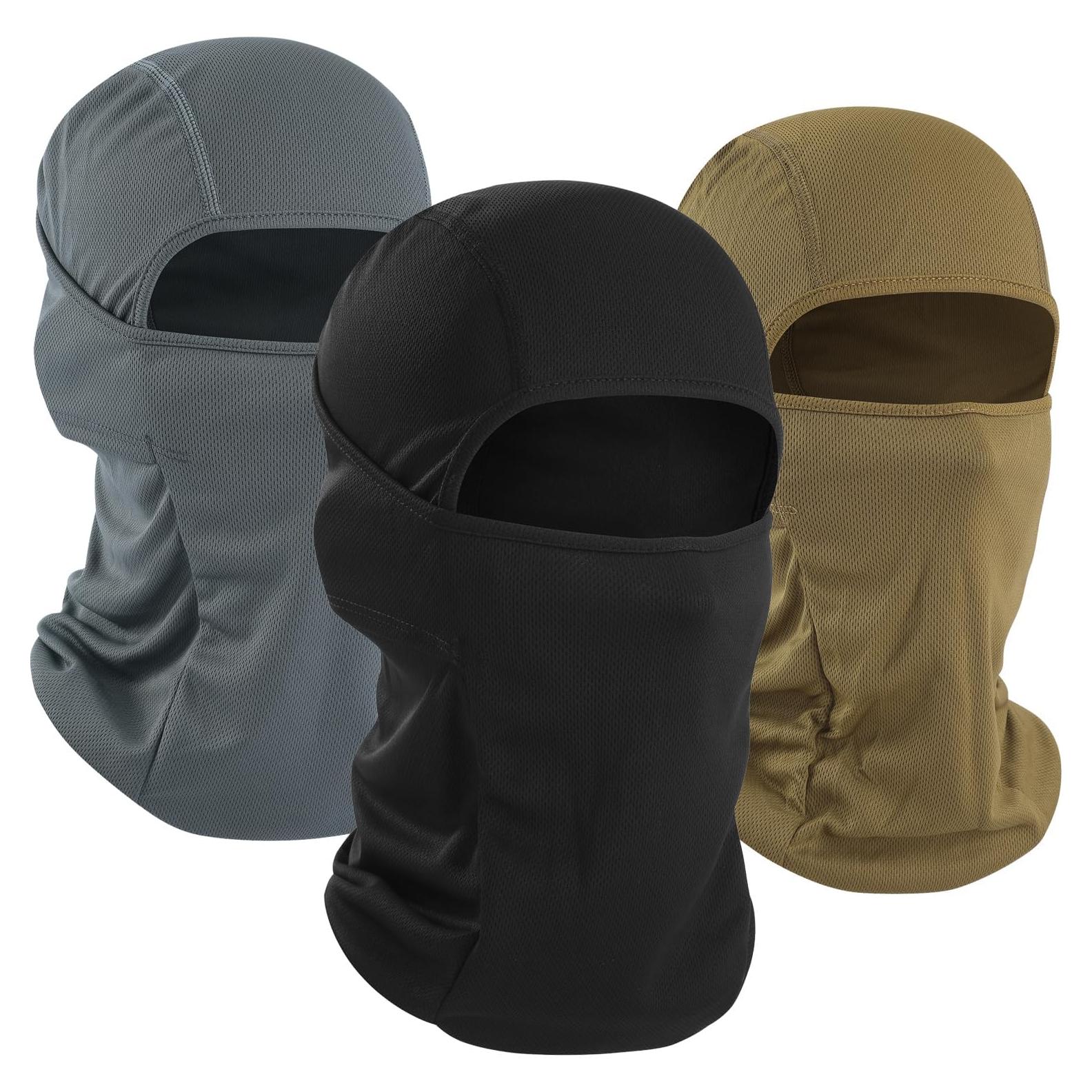 Máscara Balaclava WTACTFUL 3 Piezas Unisex - Ajuste Elástico