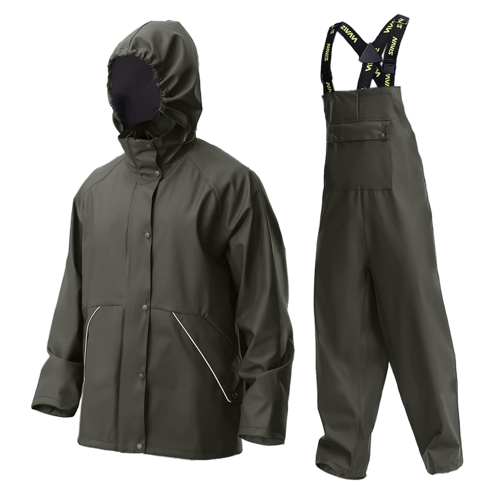 Traje de Lluvia para Hombres Navis Marine XX-Large Verde Oscuro