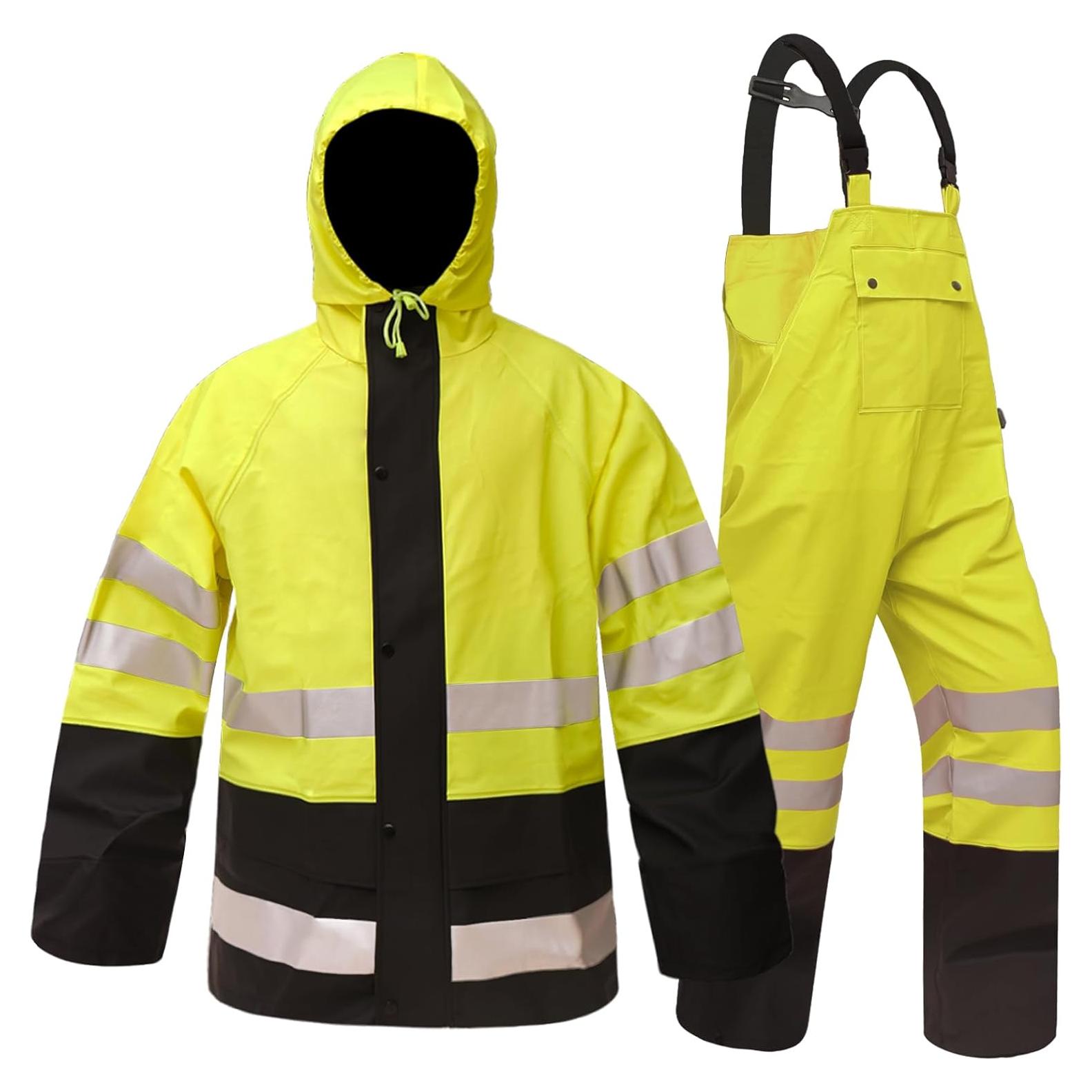 Traje de Lluvia Rizzon Unisex Impermeable Hi-Vis Grande