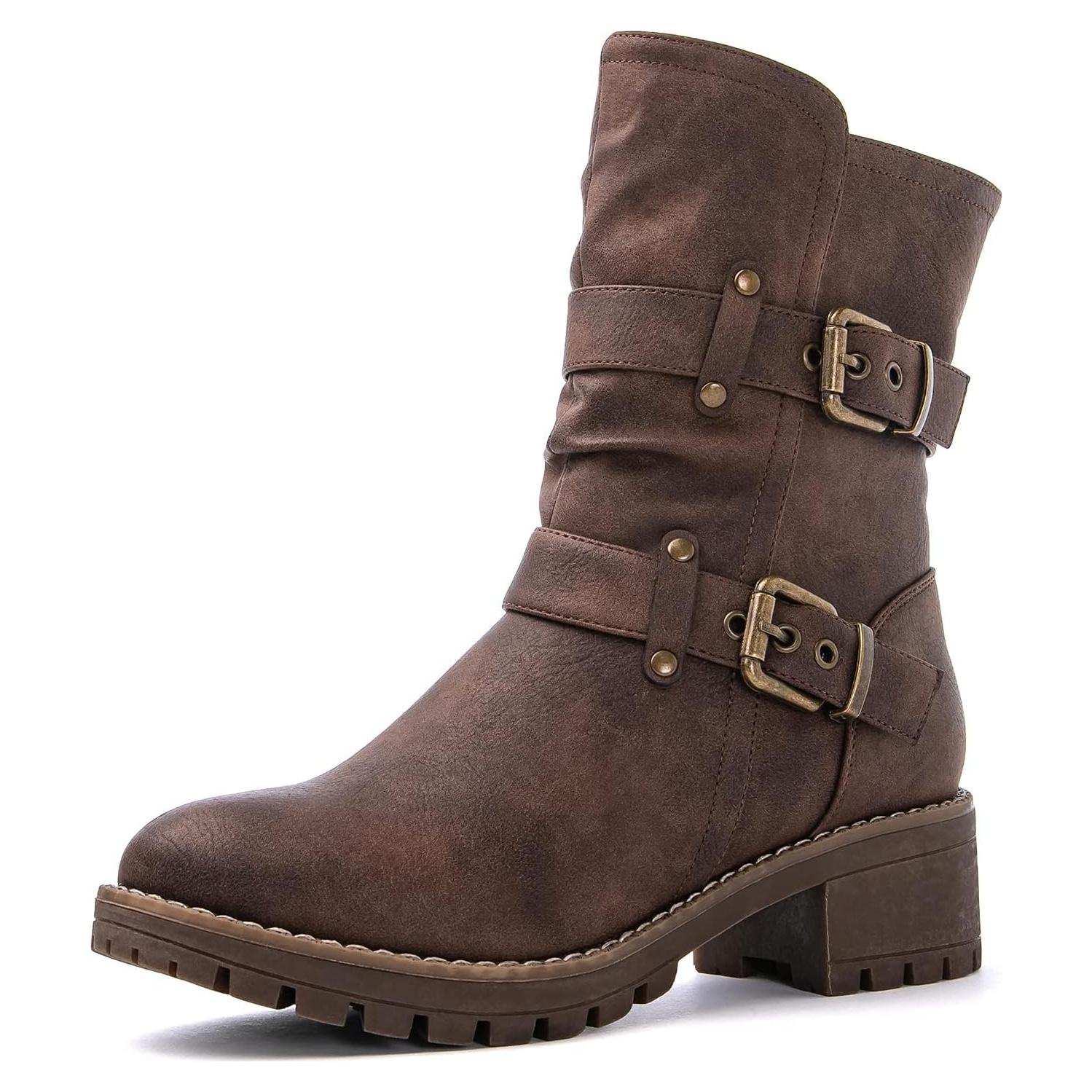 Botas de Motociclista para Mujer Globalwin GW-W21YY13, Negro, T. 8.5