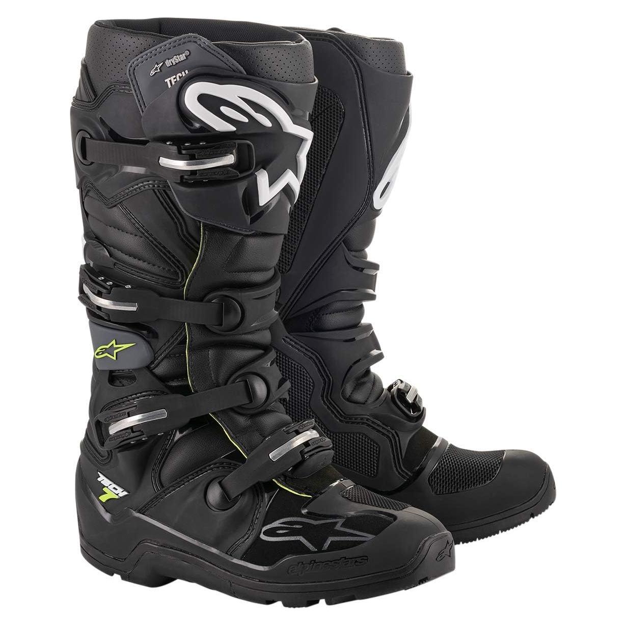 Botas Alpinestars Tech 7 Enduro Hombre 2.27 kg Negro/Gris