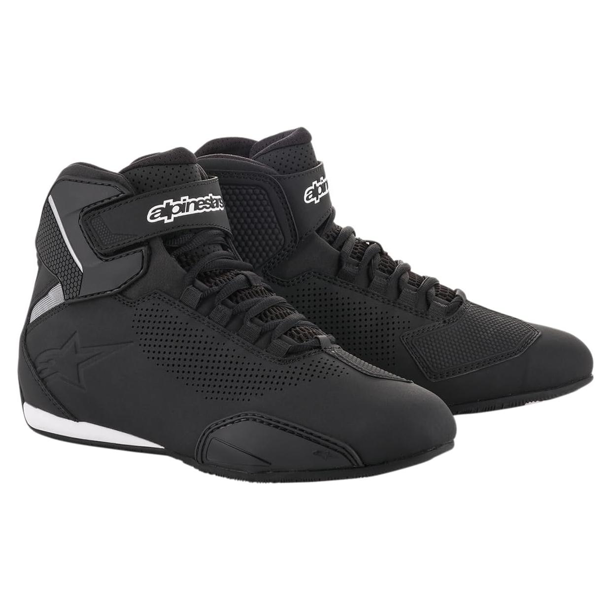 Zapato de Motocicleta Ventilado Alpinestars Sektor Hombre 7.5 Negro