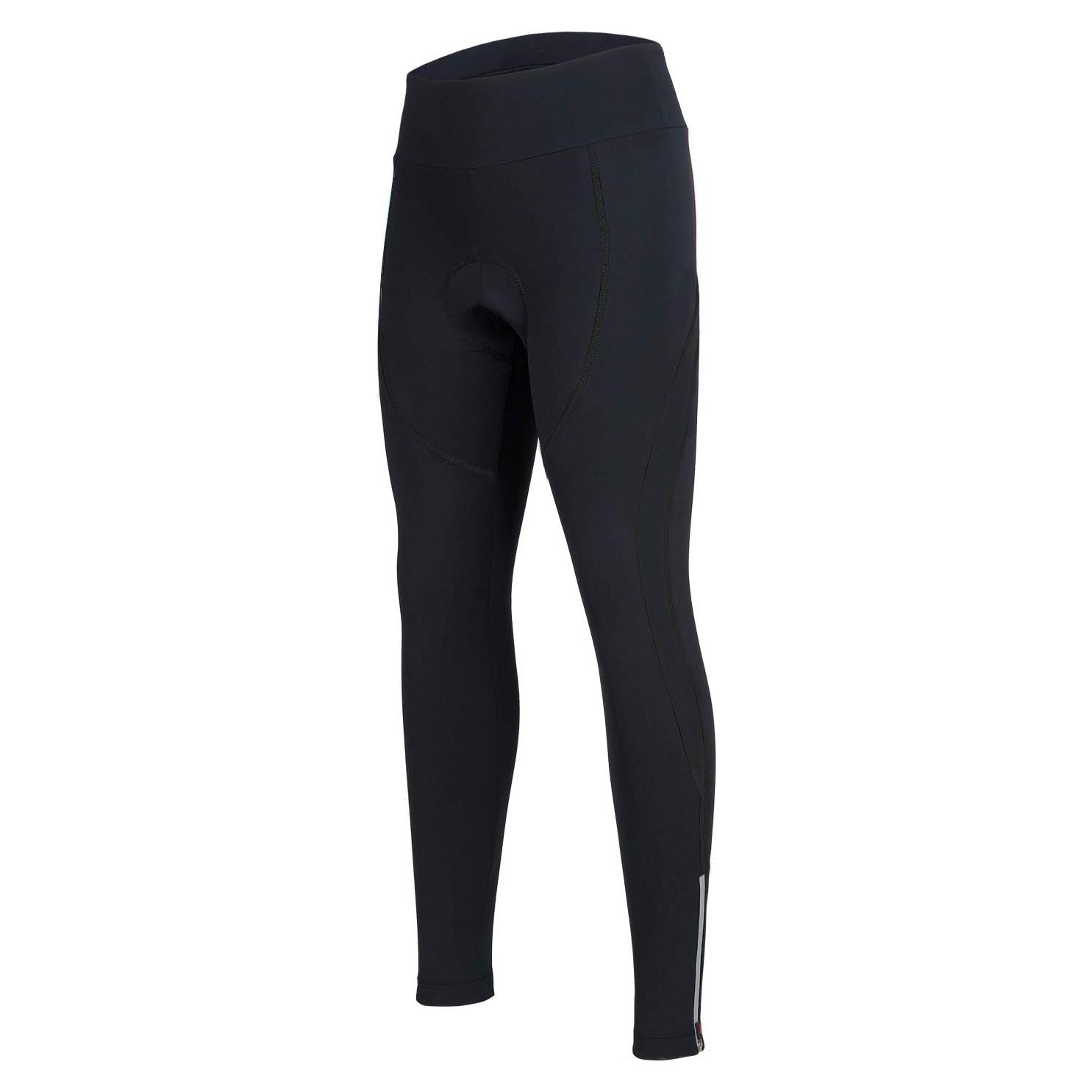 Pantalones de Ciclismo Mujer Compresión 3D Almohadilla XL Negro
