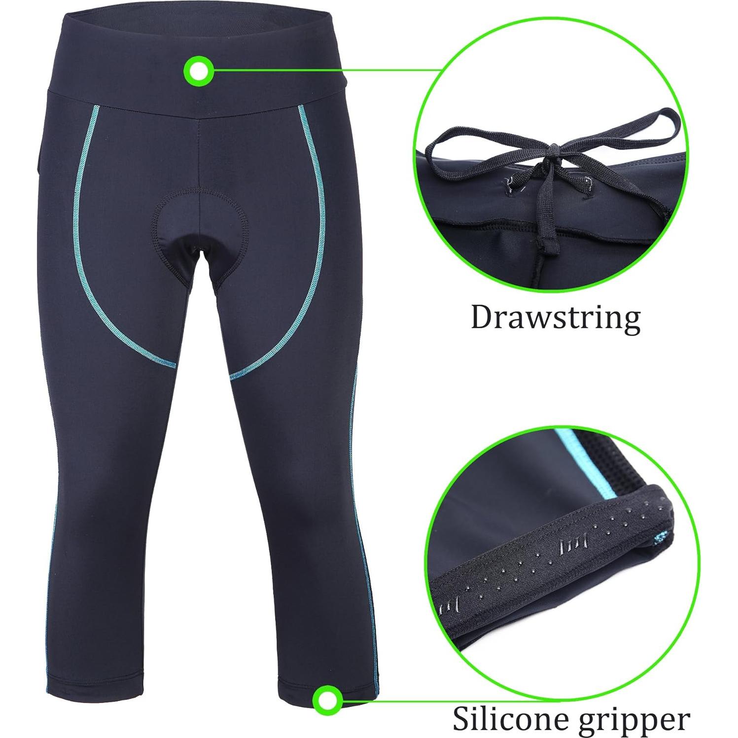 Pantalones de Ciclismo para Mujeres con Gel 3D - Blueline 3/4