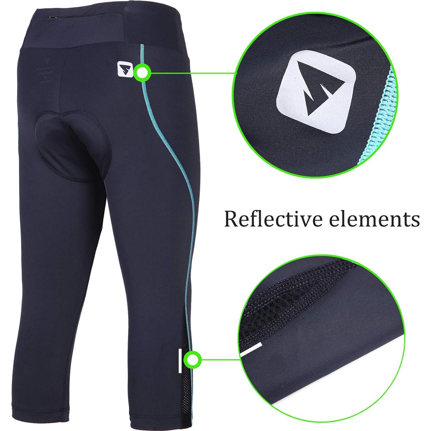 Pantalones de Ciclismo para Mujeres con Gel 3D - Blueline 3/4