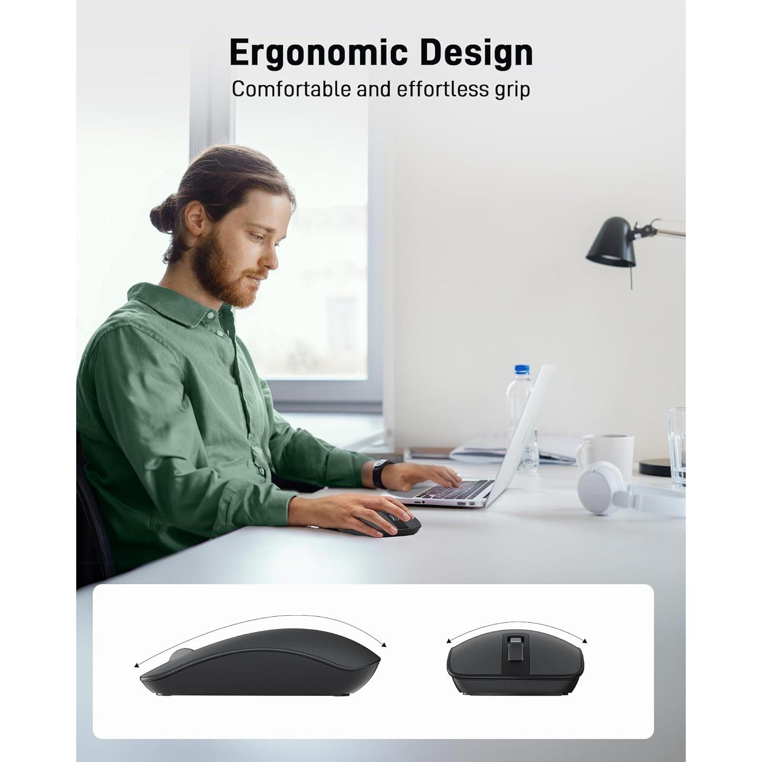 Ratón Inalámbrico Acer OMR242 USB Slim 2.4G DPI Ajustable