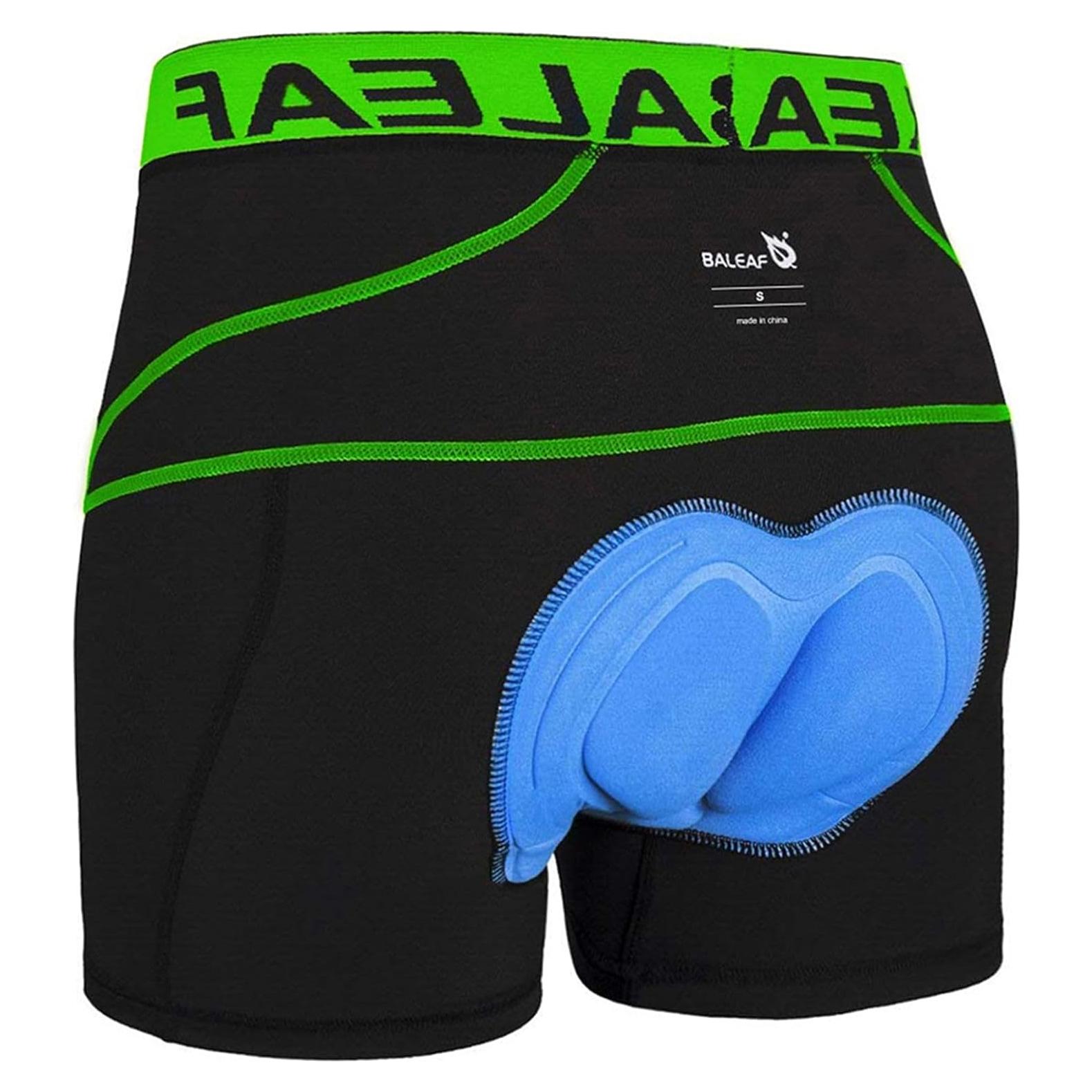 Ropa Interior de Ciclismo Baleaf para Hombre con Almohadilla 3D