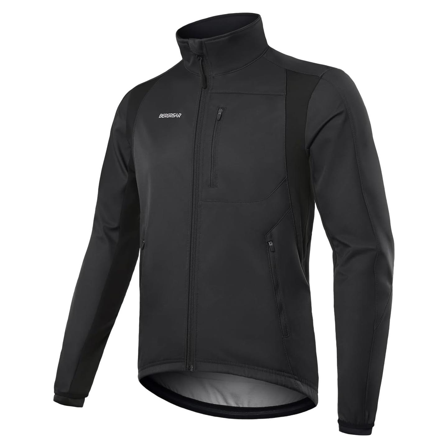 Chaqueta de Ciclismo de Invierno BERGRISAR Hombre X-Large Negra