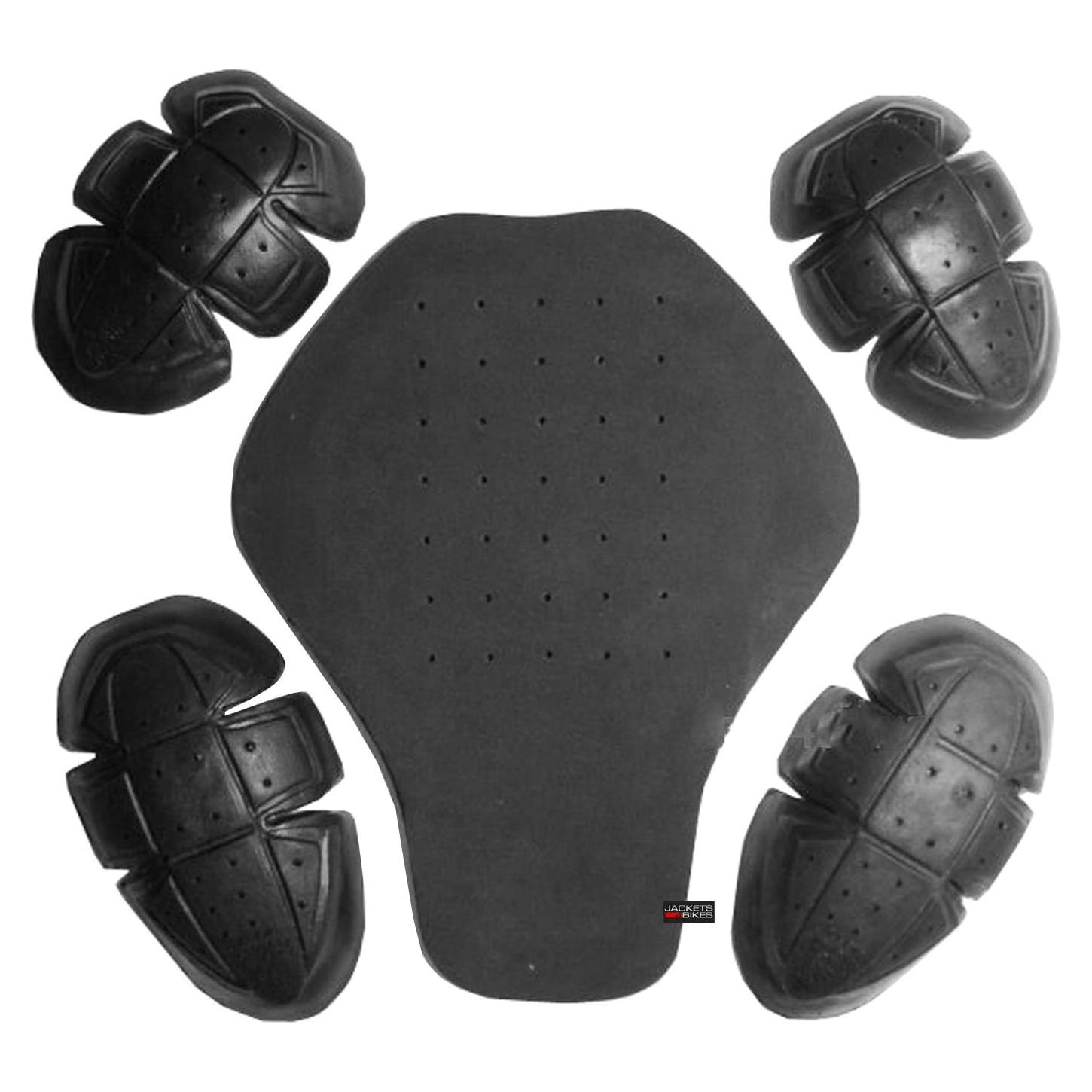 Armadura de Motocicleta 5PC CE Chaquetas 4 Motos Ajuste Universal