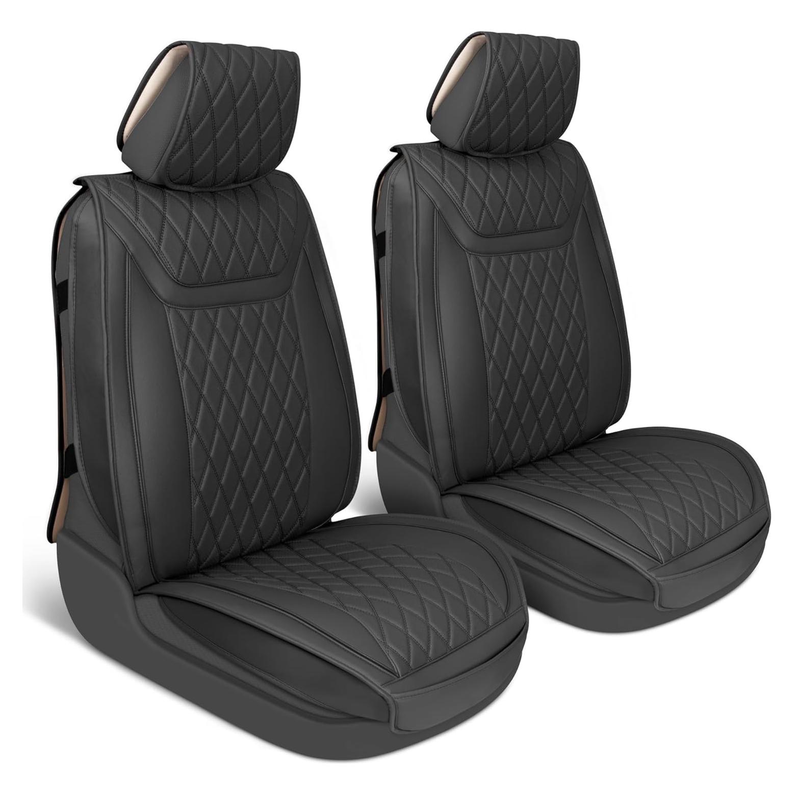 Cubiertas de Asientos MotorBox Cuero Sintético Negro Universal