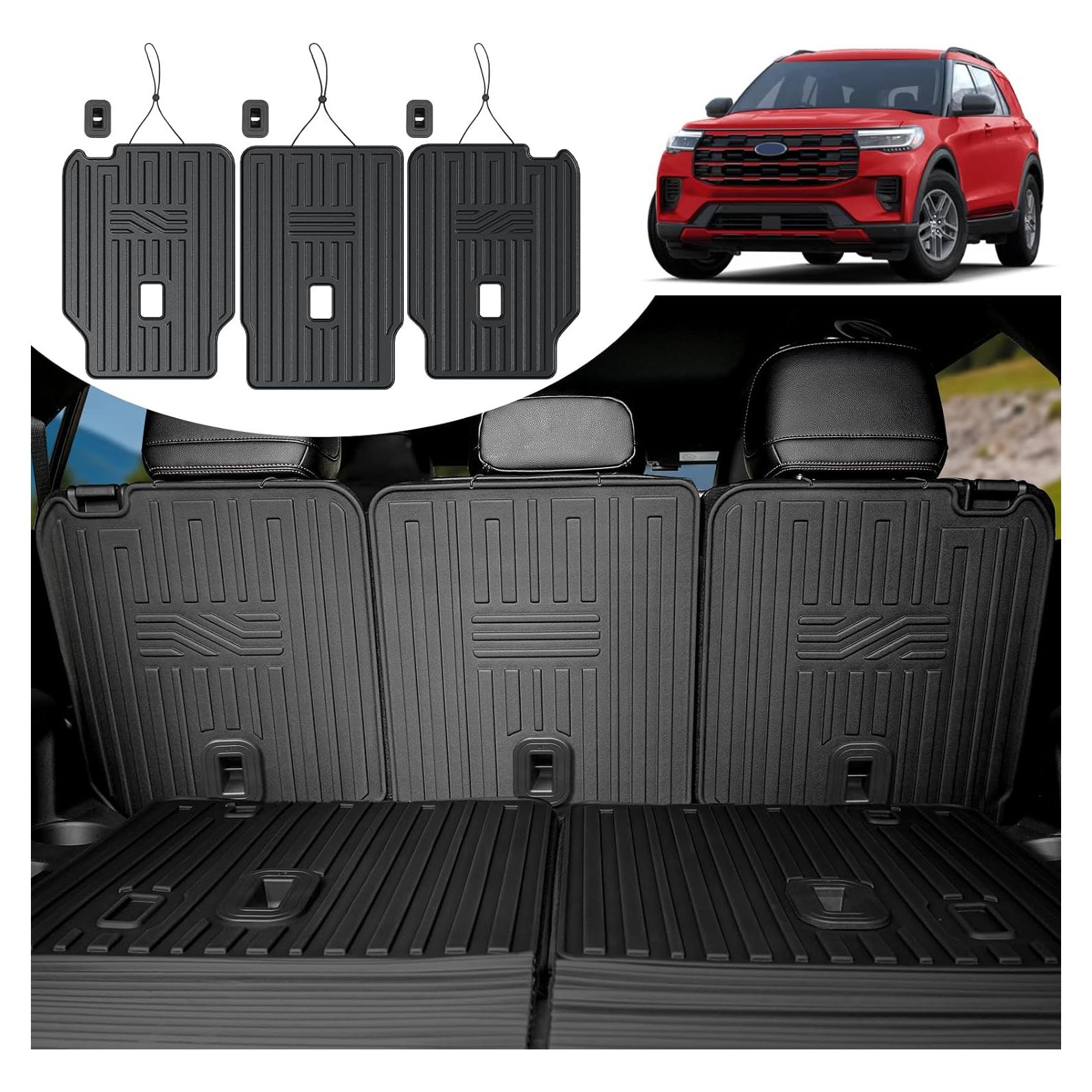 Mats de Respaldo HOUCLEMIC para Ford Explorer 2020-2025