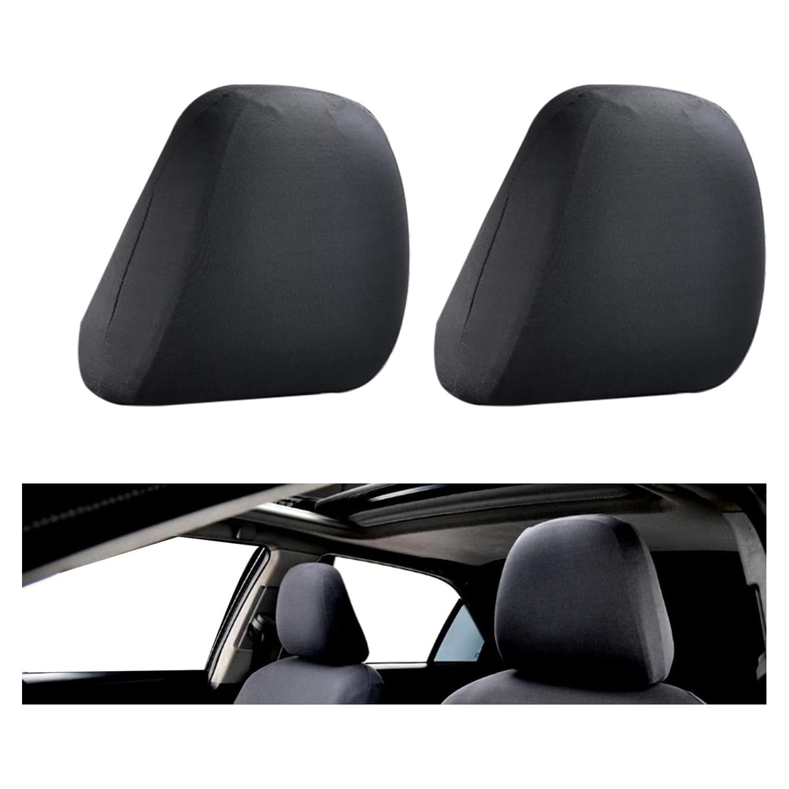 Funda Protectora Reposacabezas Coche Sumjig 2 PCS Negro