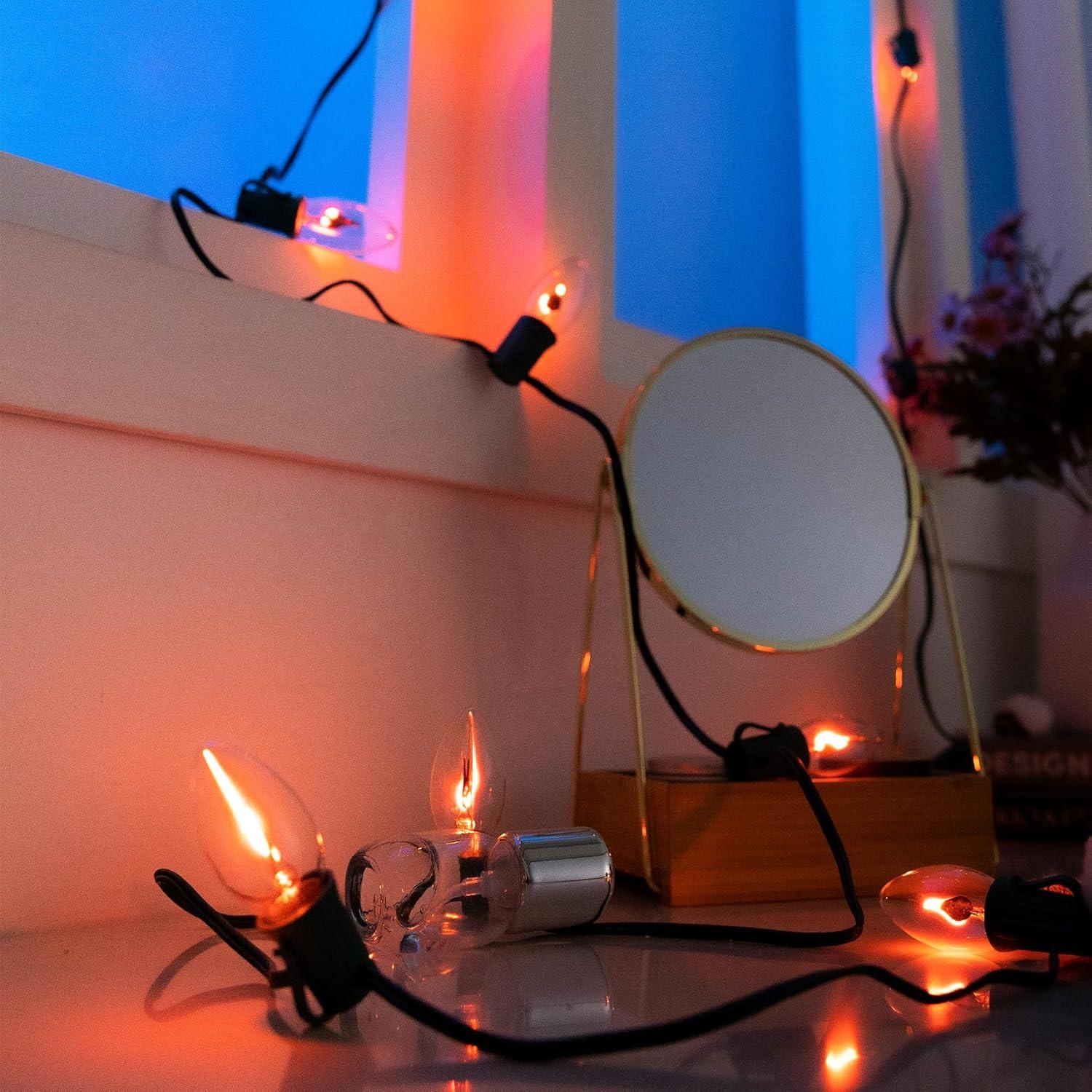 Luces de Cuerda de Llama Parpadeante C9 Beauty World 7.37m