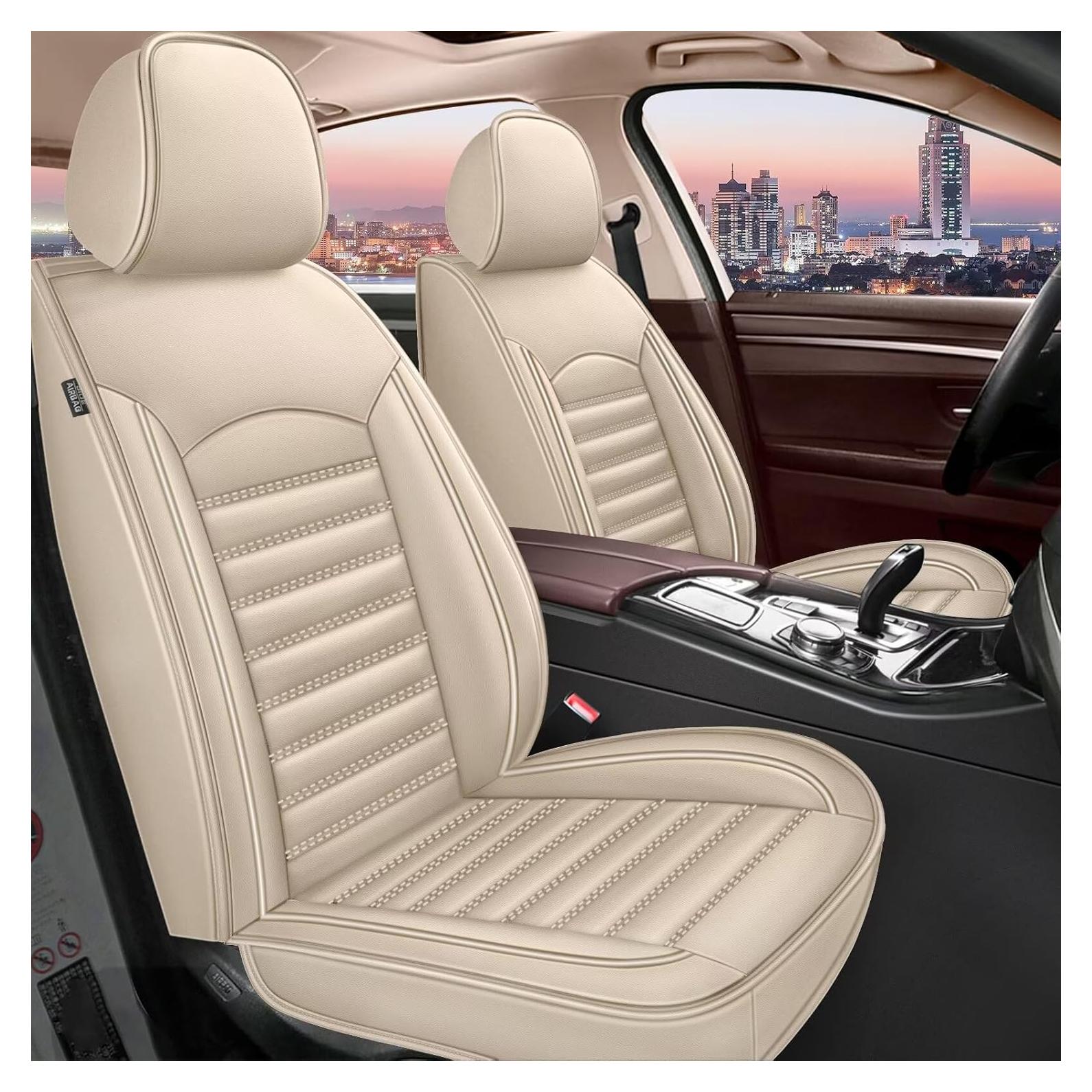 Cubiertas de Asiento IKABEVEM para Nissan Juke 2011-2017 Beige