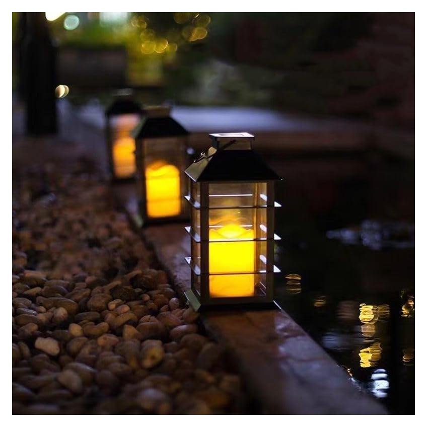 Lámparas Solares LED Efecto Llama 2 Unidades para Exterior