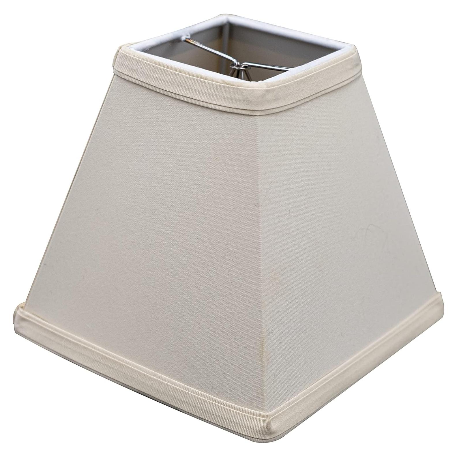 Pantalla de lámpara de araña Upgradelights 15.24 cm Seda Cáscara de Huevo