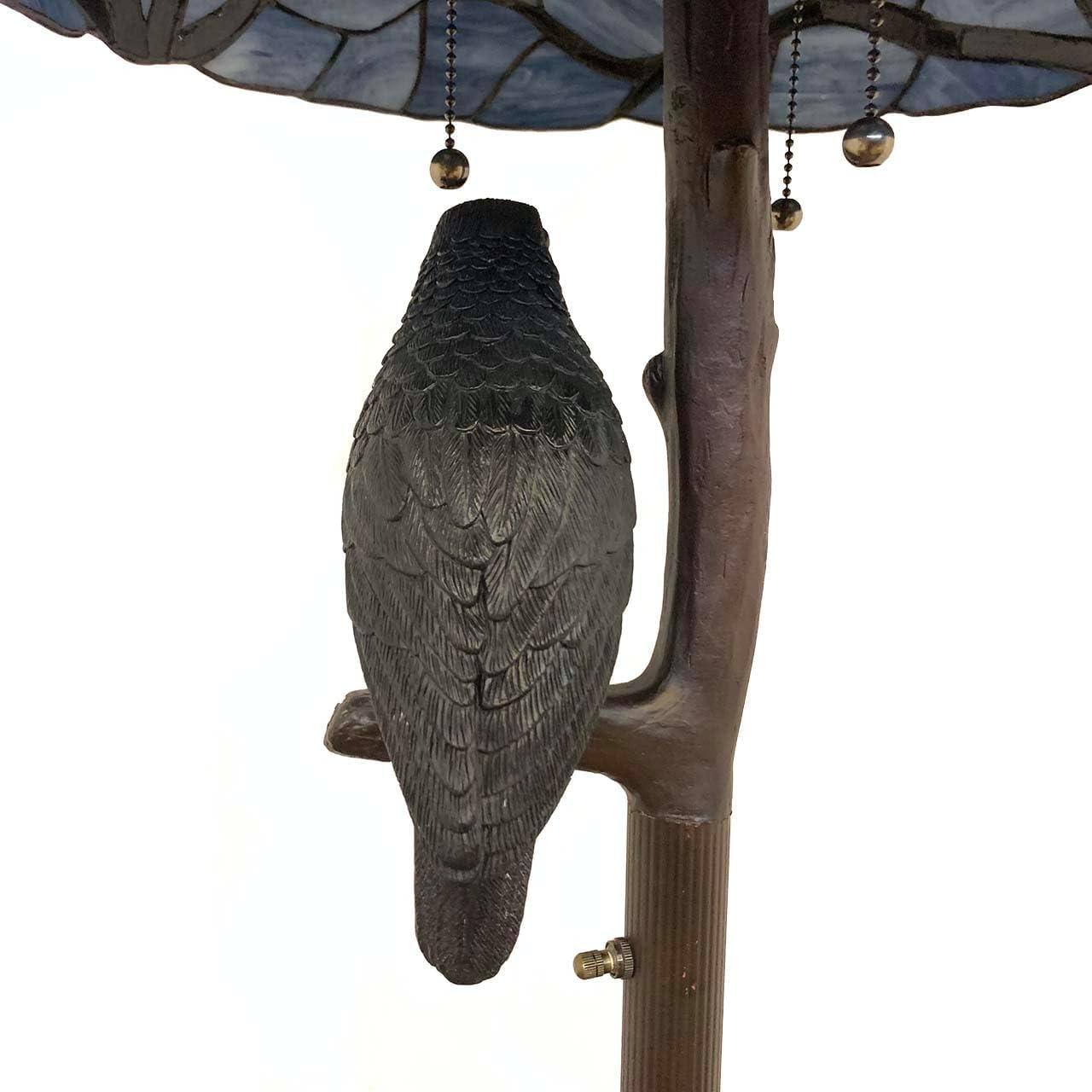 Lámpara de Pie BIEYE Cuervo en Rama 165 cm Vidrio Tiffany