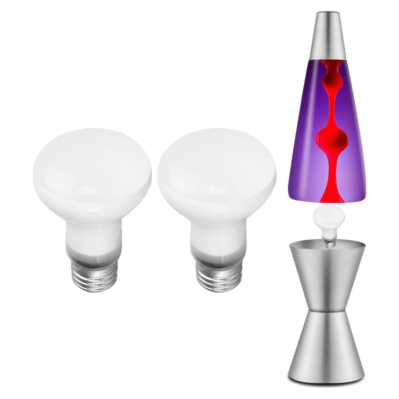 Paquete de 2 Bombillas de Lava 100W E26 para Lámpara