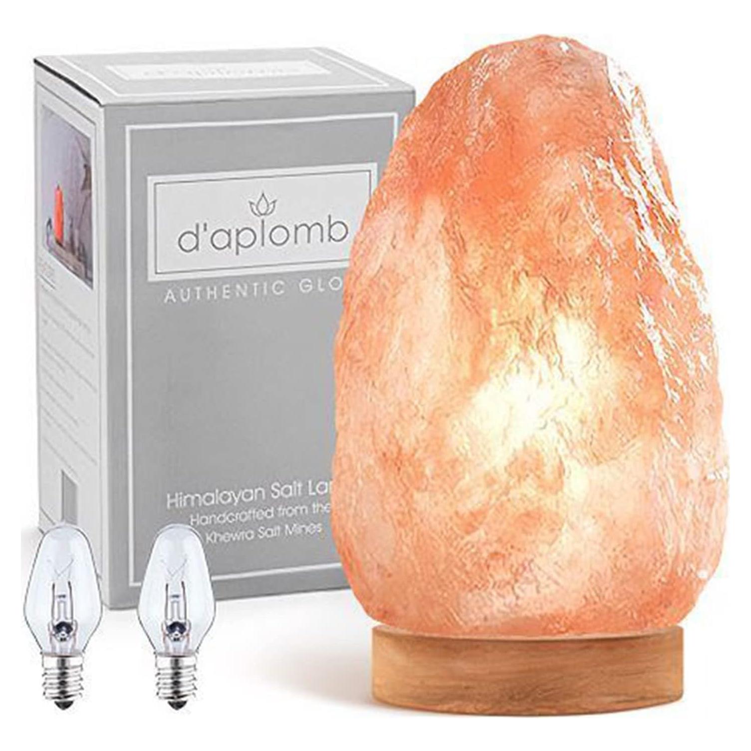 Lámpara de Sal Natural d'aplomb Himalaya 5.44 kg Regulador