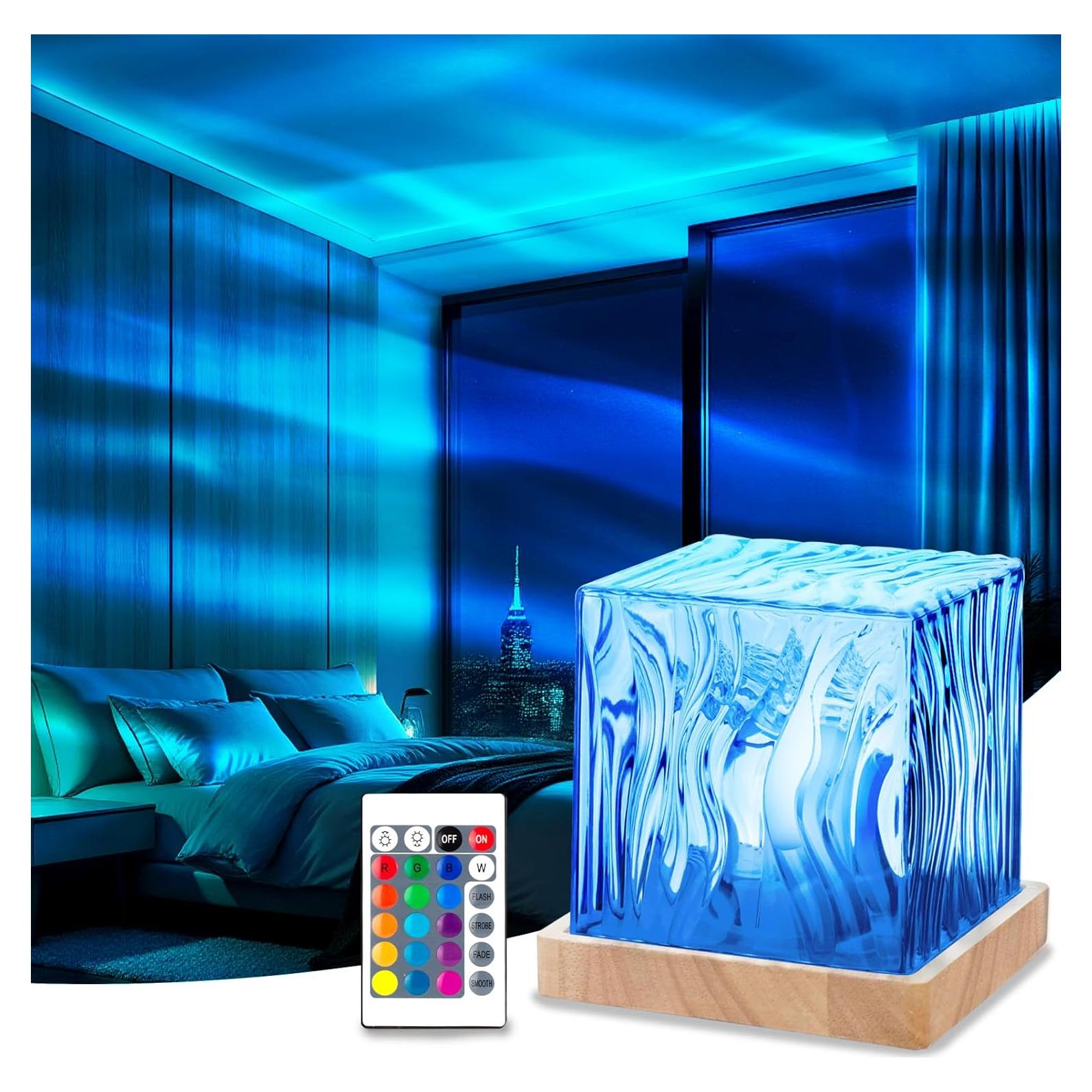 Proyector de Auroras Boreales Luminorthe Cube 11.4cm Recargable