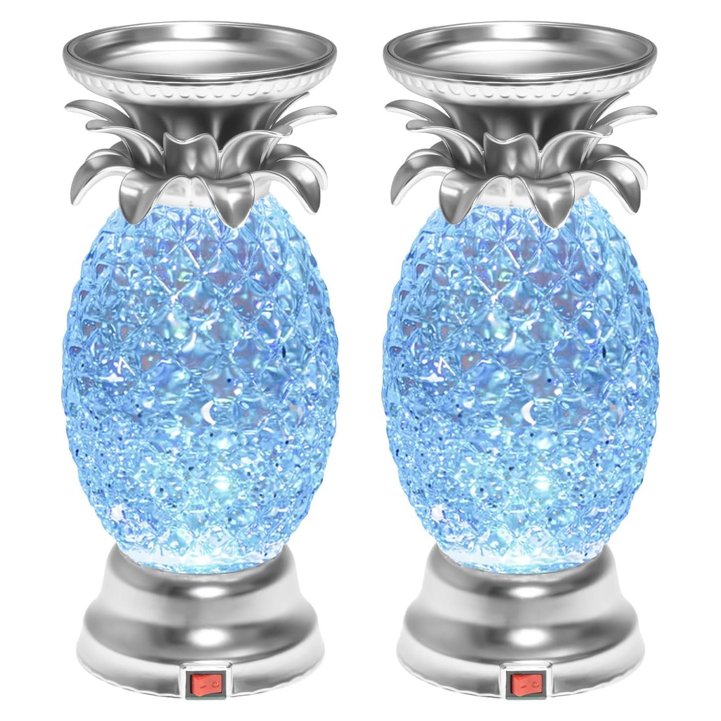 Lámpara de Lava LED YAKii Piña 24.13 cm Cambiante Color (Paquete de 2)