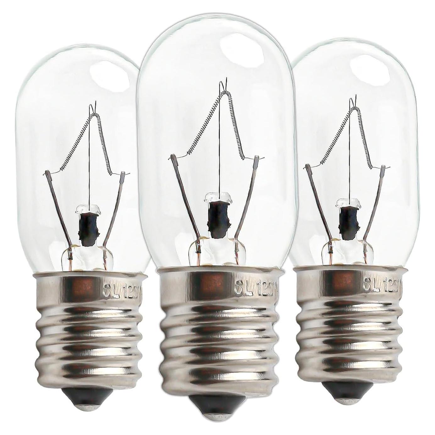 Bombillas de microondas SATONA 125V 40W E17 - Paquete de 3