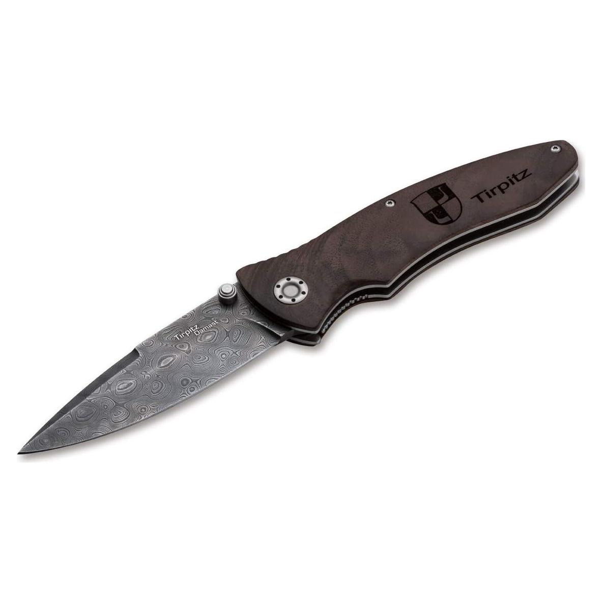 Cuchillo Plegable Boker Tirpitz Linerlock Nogal 32.39 cm