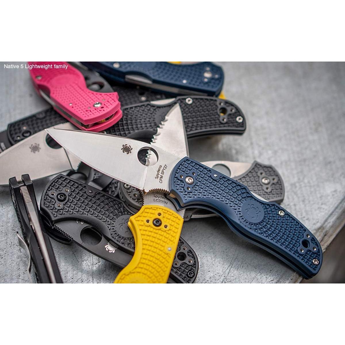 Cuchillo Plegable Spyderco Native 5 Ligero 7.49 cm Negro