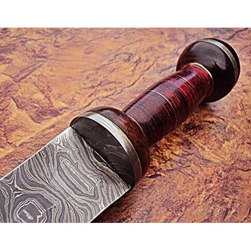 Espada de Acero Damasco Poshland SW-303 Hecha a Mano