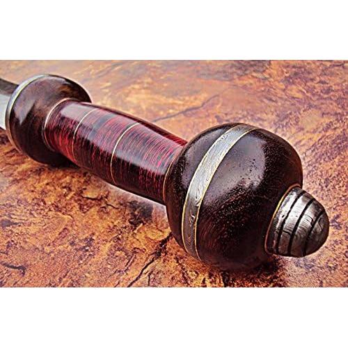 Espada de Acero Damasco Poshland SW-303 Hecha a Mano