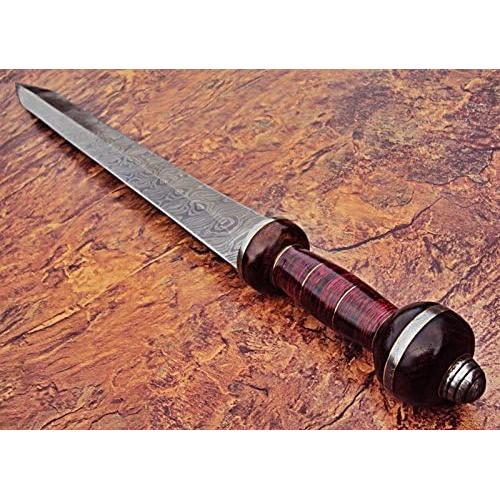 Espada de Acero Damasco Poshland SW-303 Hecha a Mano