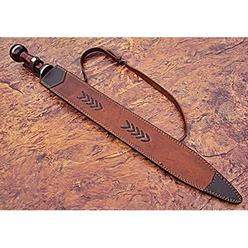 Espada de Acero Damasco Poshland SW-303 Hecha a Mano