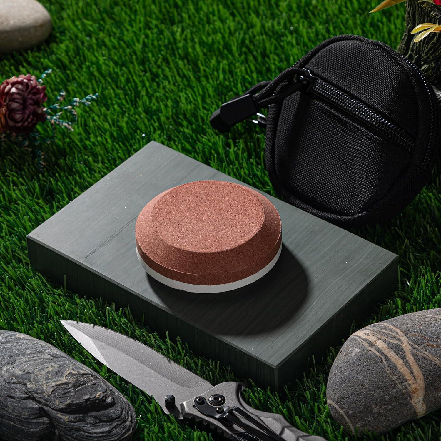 Afilador de Hacha Lanties Doble Cara 180/320 con Bolsa