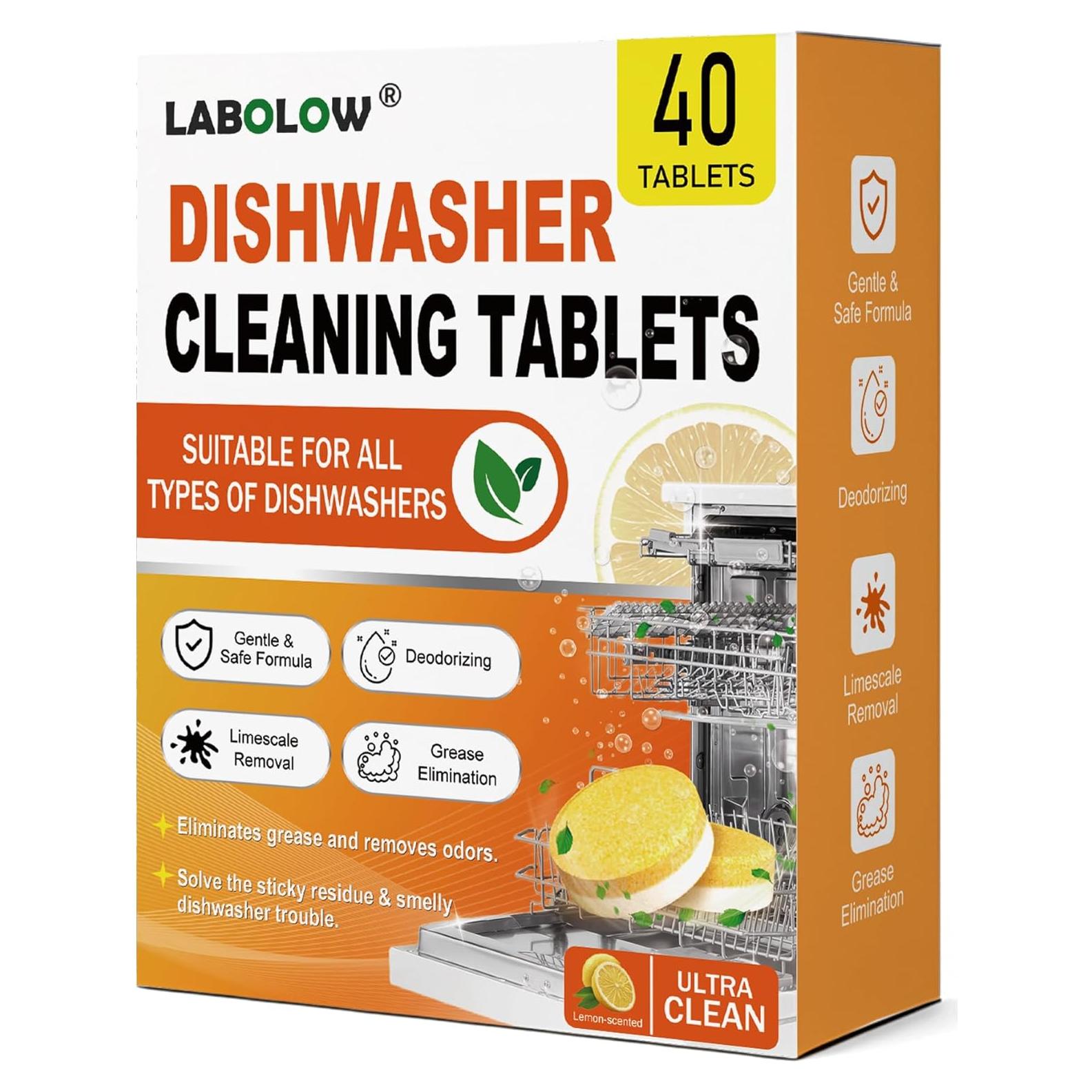 Tabletas Limpiadoras y Desodorantes LABOLOW 40 Unidades