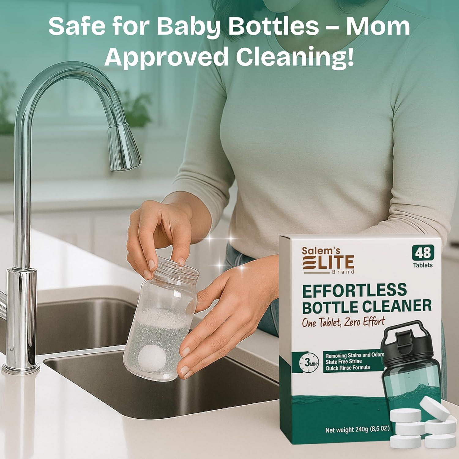 Tabletas de Limpieza Efervescentes Salem's Elite 48 Unidades