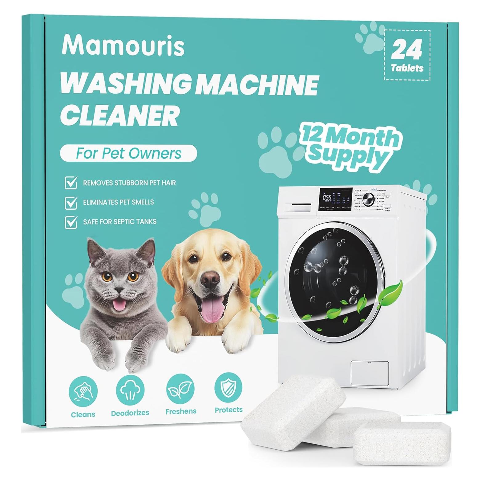 Tabletas Limpiadoras de Lavadora Mamouris 24 Unidades 11G