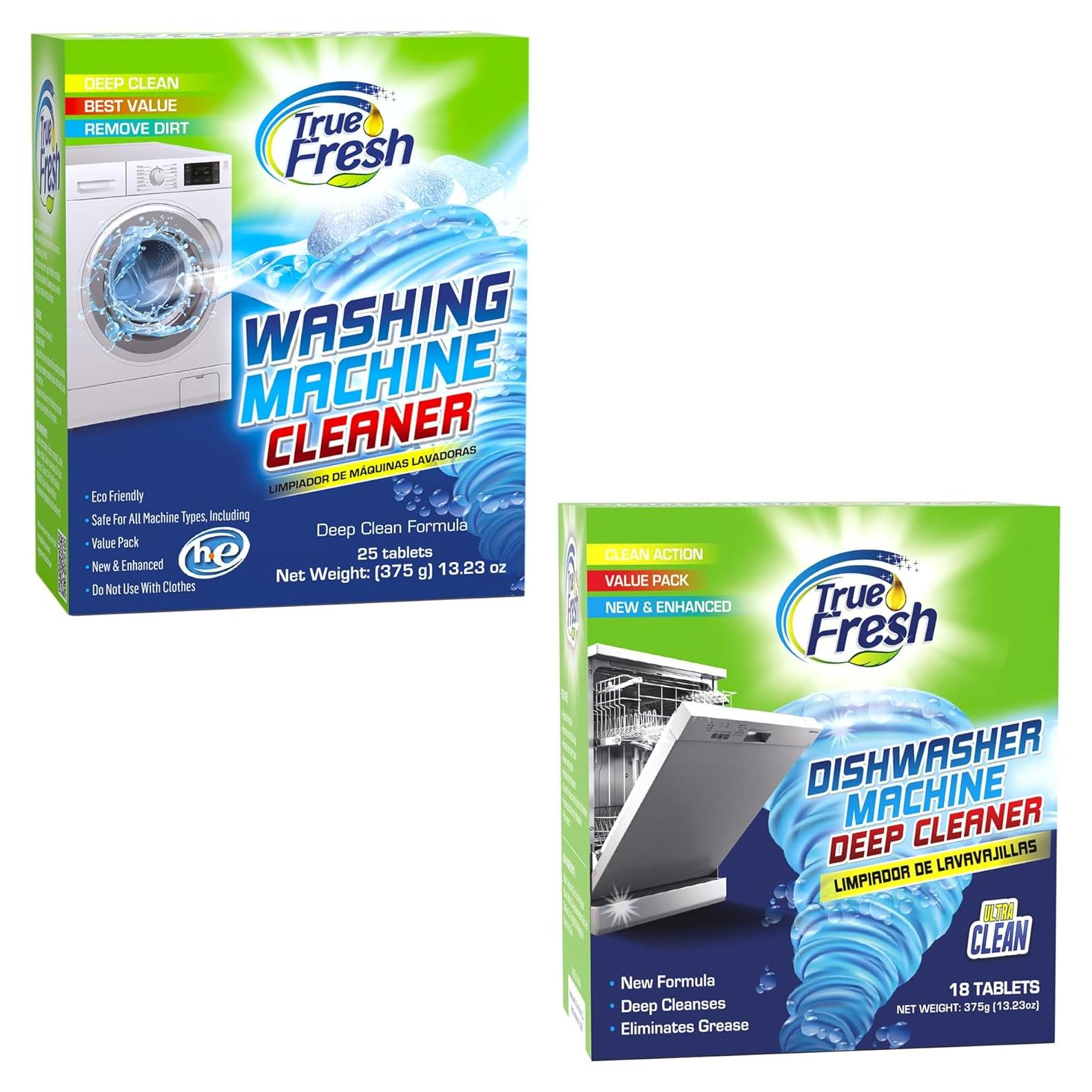 Tabletas Limpiadoras True Fresh para Lavadora y Lavavajillas - 43 Unidades