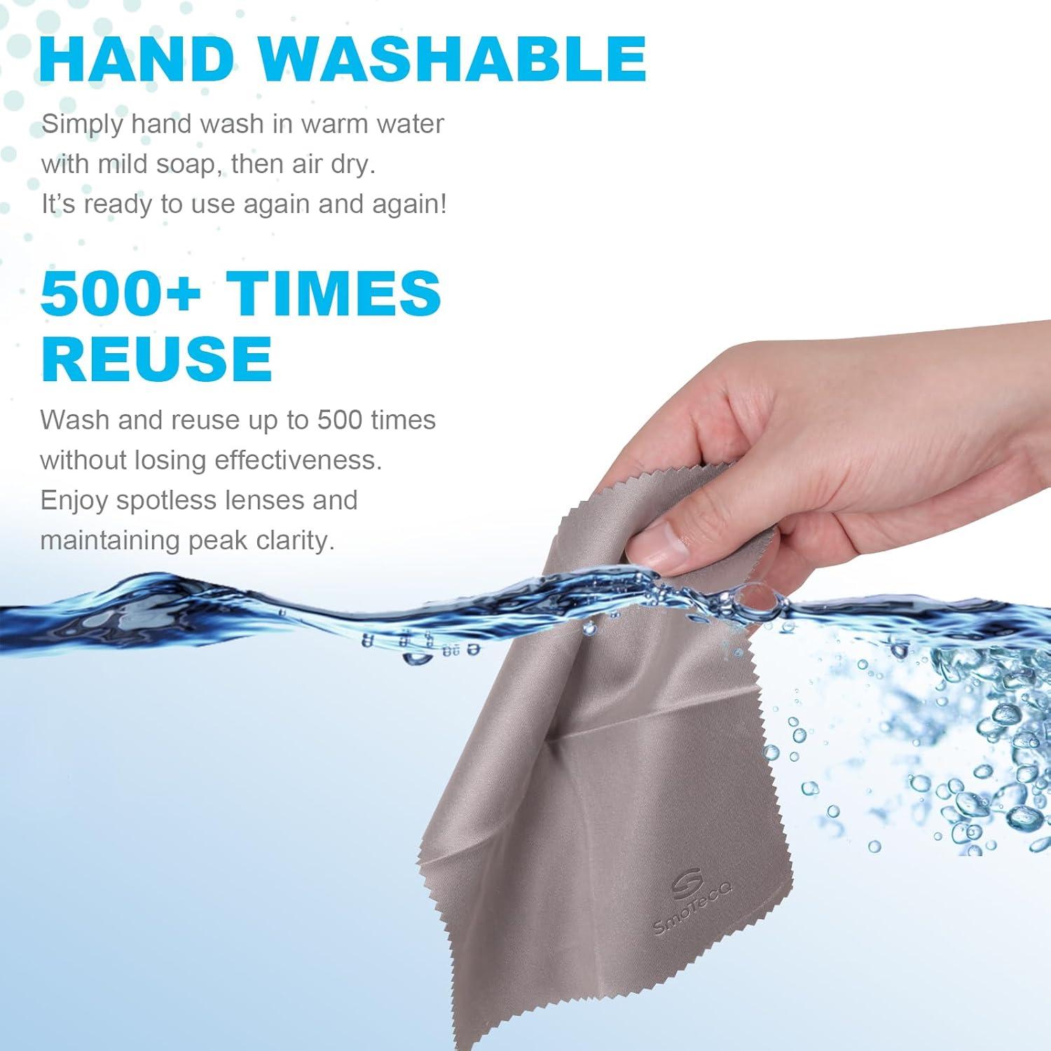 Paquete de 32 Paños de Microfibra SmoTecQ 19.99x16.89 cm