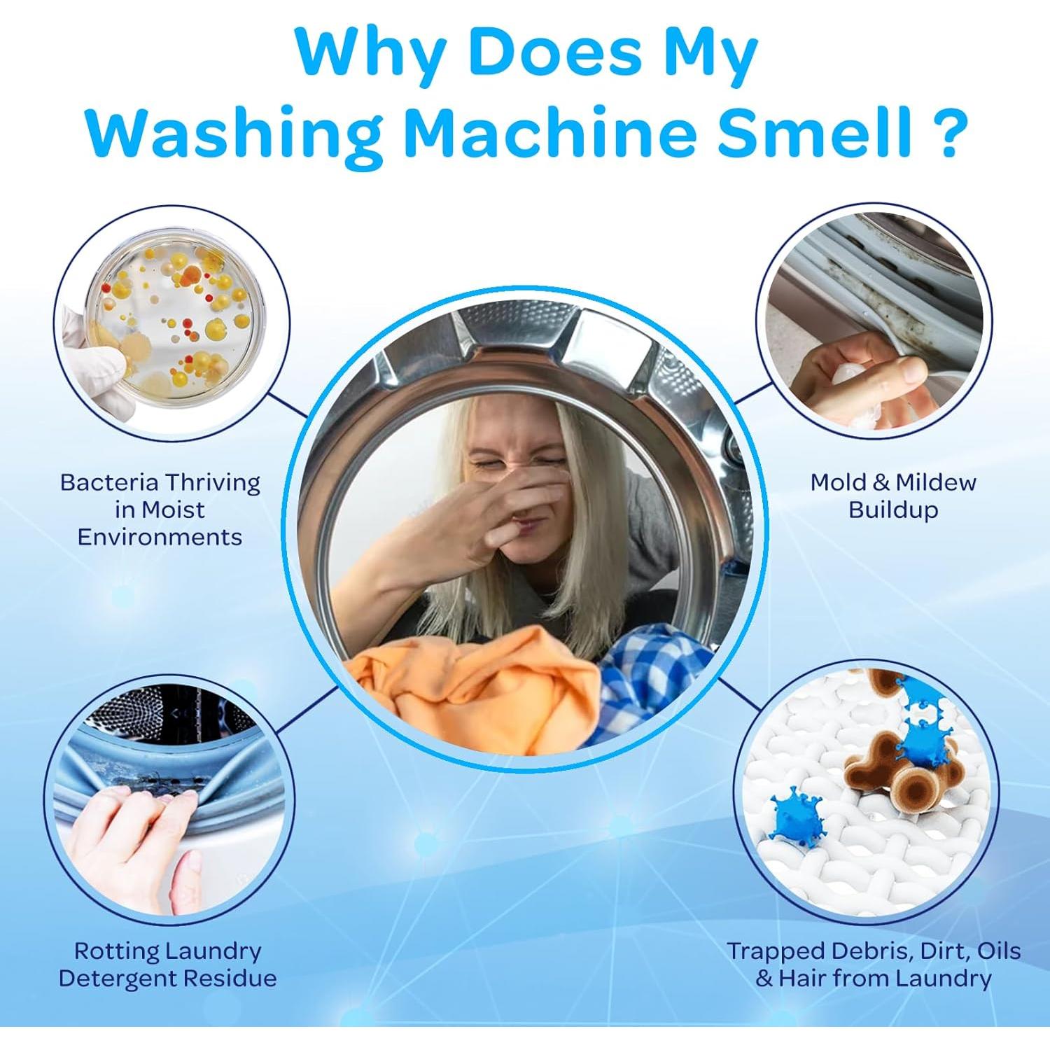 Tabletas Limpiadoras de Lavadora Infiniti Clean 24 Pzas 478g