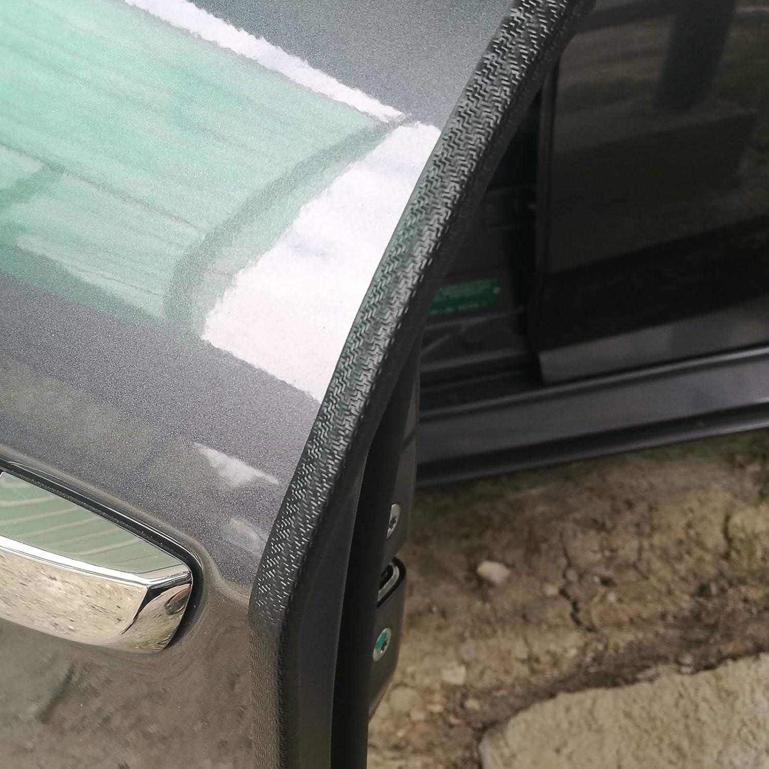 Protector de Bisel en U uxcell de Caucho Blanco 4.5m