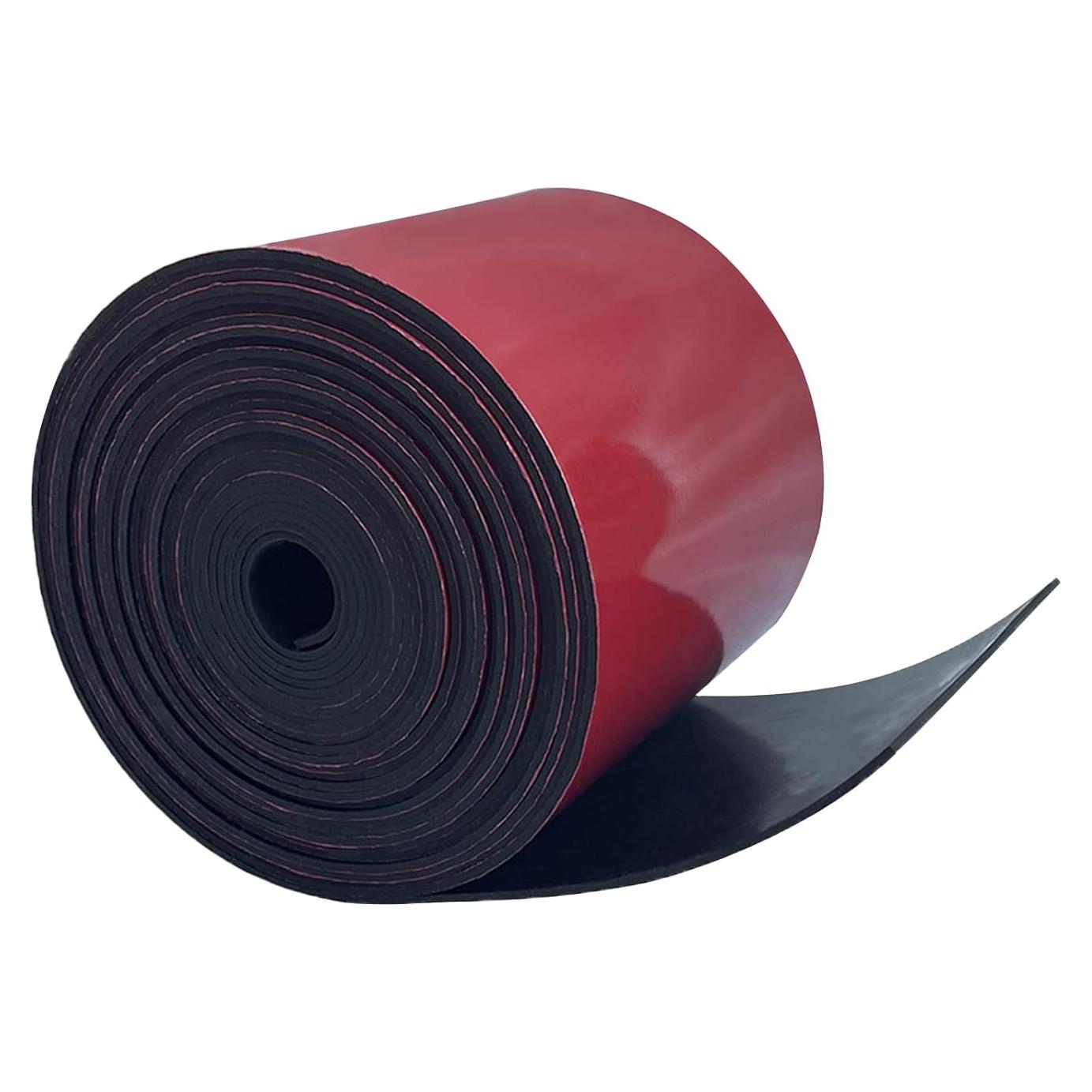 Tira de goma adhesiva neopreno 10.16 cm x 0.16 cm x 6.1 m