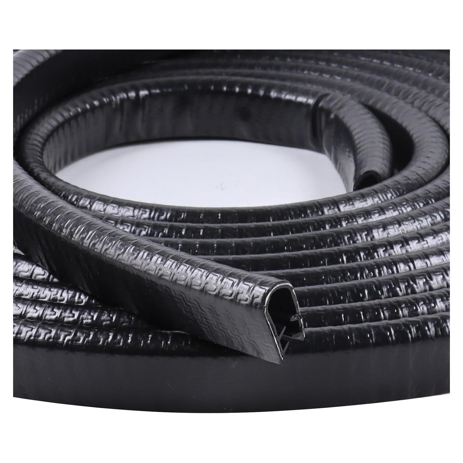 Sellado de Borde en U de Goma Negra GoldWheel 3.66m