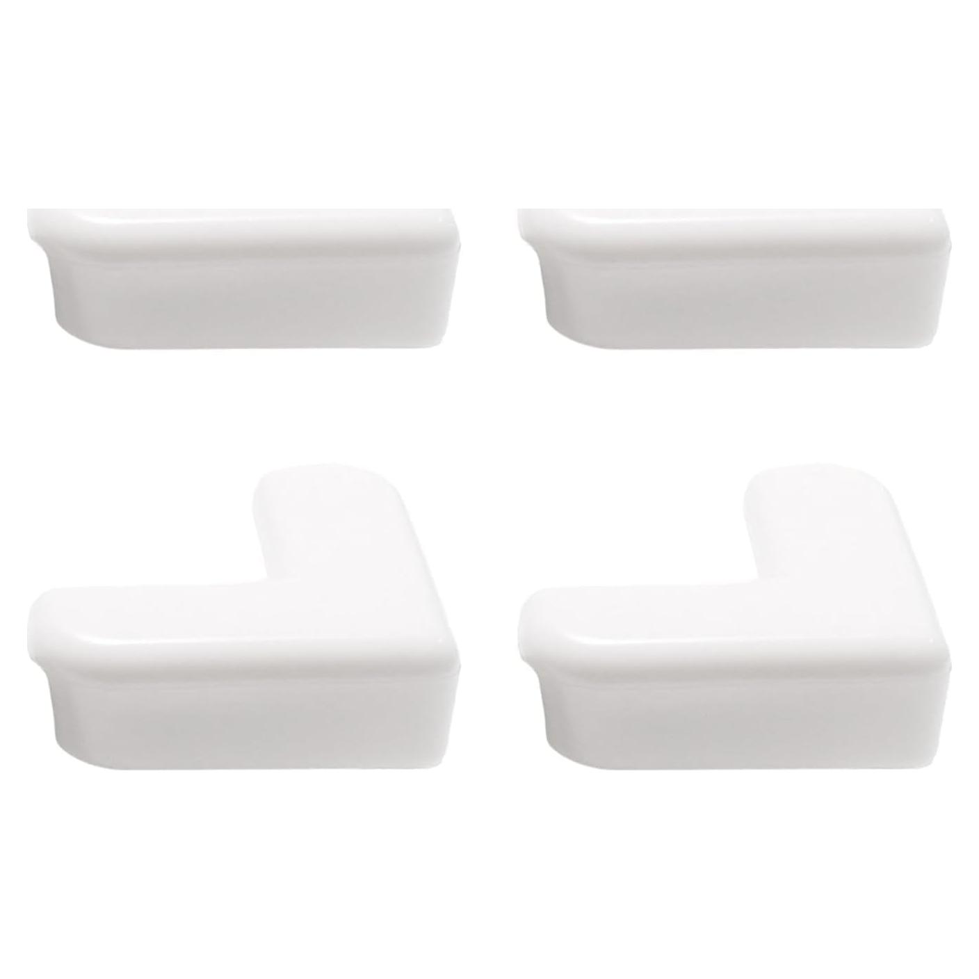 Paquete de 4 Protectores de Esquinas Blancos Czhotg - Autoadhesivos